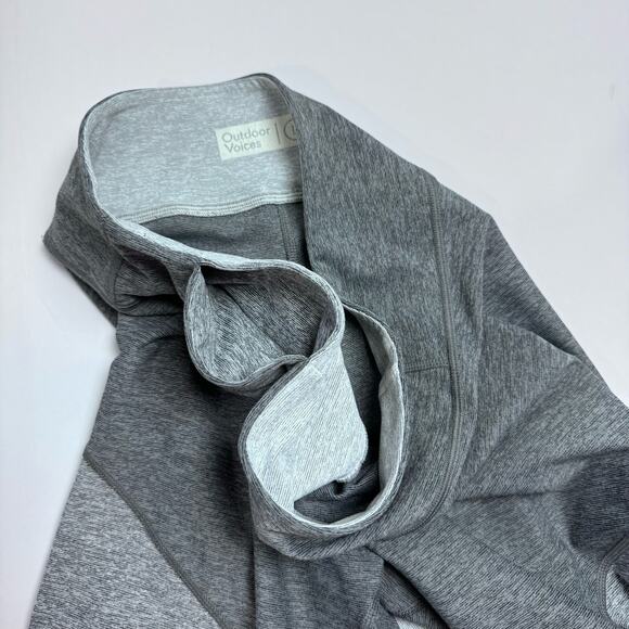 Outdoor Voices Springs 7/8 Leggings Graphite Ash Dove Grey Size Large - Picture 8 of 11
